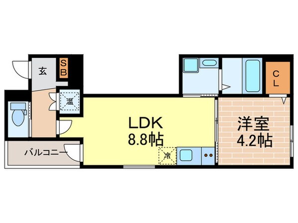 サラスヴァティＨ　西宮の物件間取画像